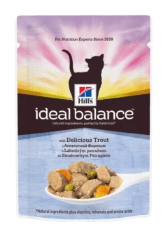 

HILL'S HILL'S IDEAL BALANCE FELINE ADULT DELICIOUS TROUT for adult cats with trout 85 g