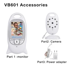 VB601 Детский Монитор Аксессуары: 2,0 дюймовый ЖК-экран детский монитор камера адаптер питания кабель для безопасности беспроводной 2,4 ГГц простая пара