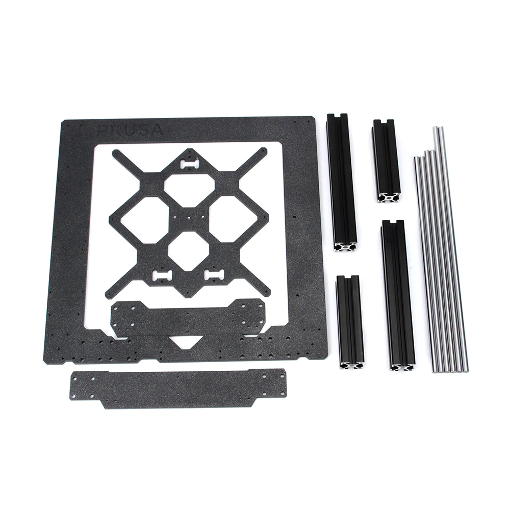 

Prusa I3 MK3 MK3S Clone Aluminium Frame Kit Set 3030 Extrusions Smooth Rods
