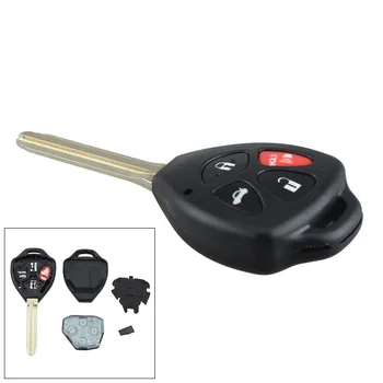 

314Mhz 4 Button Remote Car Key Fob Transmitter Replacement with 67 Chip HYQ12BBY fit for Toyota RAV4 2006-2010 & Camry 2007-2010