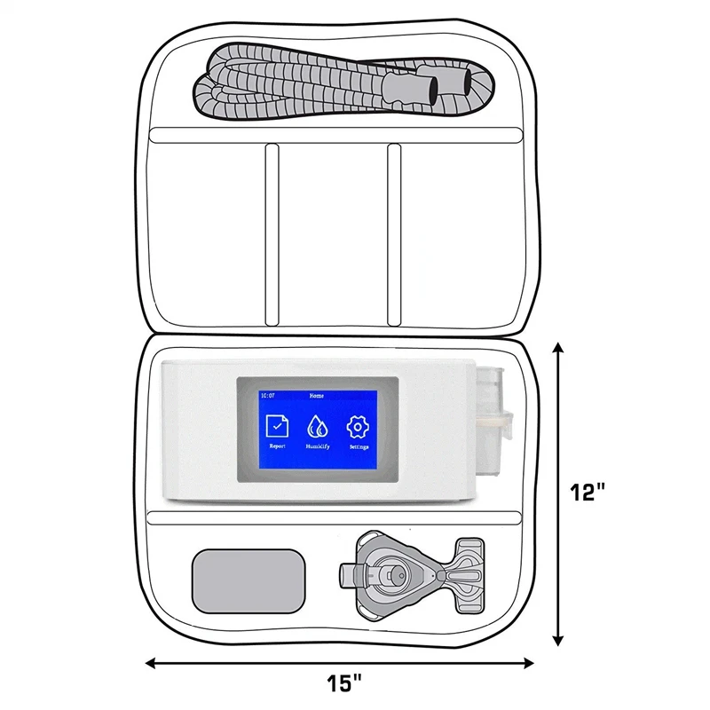 CPAP Сумка профессиональная CPAP система очистки озона дезинфекция дезинфицирующее средство сумка для хранения салфеток