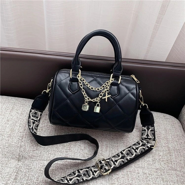 Designer black quilted handbag Clearance