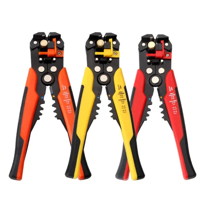 

5in 1HS-D1 Crimper Cable Cutter Automatic Wire Stripper Multifunctional Stripping Tools Crimping Pliers Terminal 0.2-6.0mm2 Tool