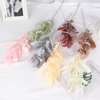 

European Style Model Senecio Cineraria Silk Flower Home Decoration Filming Photographic Prop Wedding Wedding Artificial Flower L