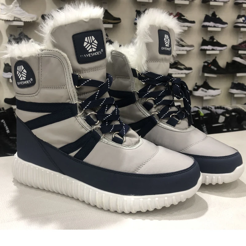 

Women's boots Russian winter snow boots botas mujer free shipping winter non-slip women shoes with warm fur linning