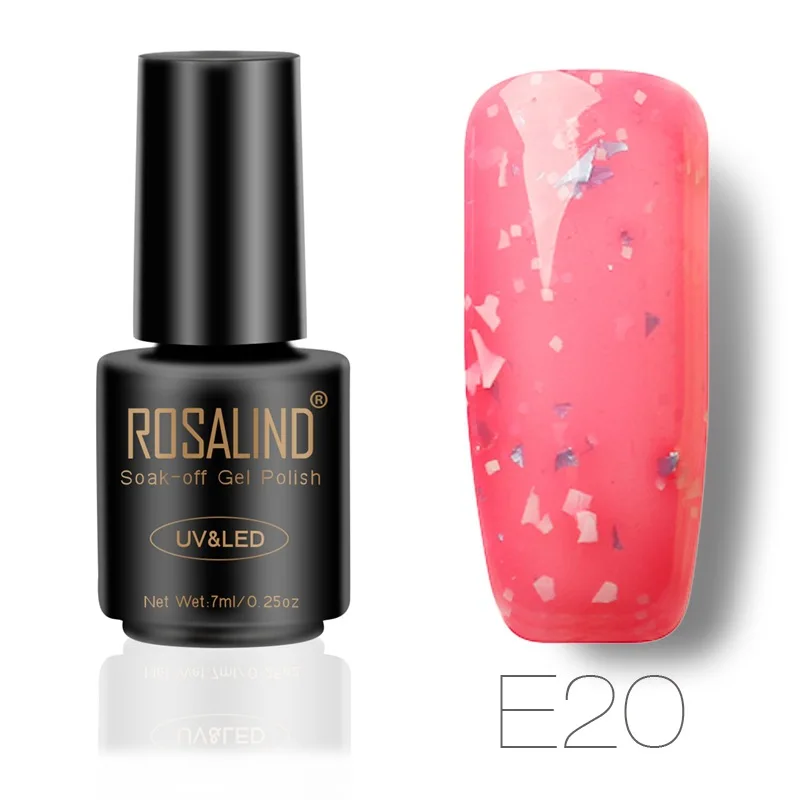 20 ROSALIND 7 мл УФ-Гель-лак для ногтей Набор для маникюра геллак Полупостоянный Гибридный лак для ногтей арт от Prime белый гель для ногтей TSLM2 - Цвет: 20