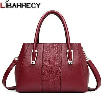 

Alligator Splice Handbag for Women Designer Luxury Shoulder Bag 2020 New Tide Genuine Leather Crossbody Bag Female Travel Totes