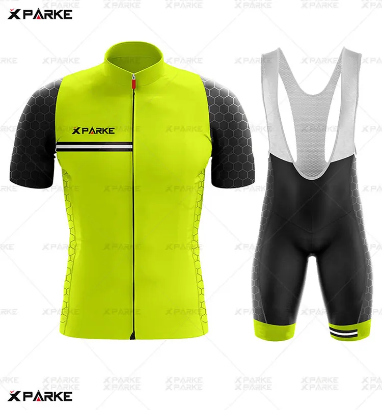 X-PARKE Джерси для велоспорта флуоресцентная желтая одежда для велоспорта MTB шорты для велоспорта Комплект Джерси для триатлона Ropa Ciclismo