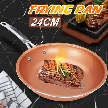 

Non-stick Skillet Pan Ceramic Coating Induction Skillet Frying Pan Saucepan Oven Dishwasher Safe Cooking Pan Kitchen Cooker 24cm