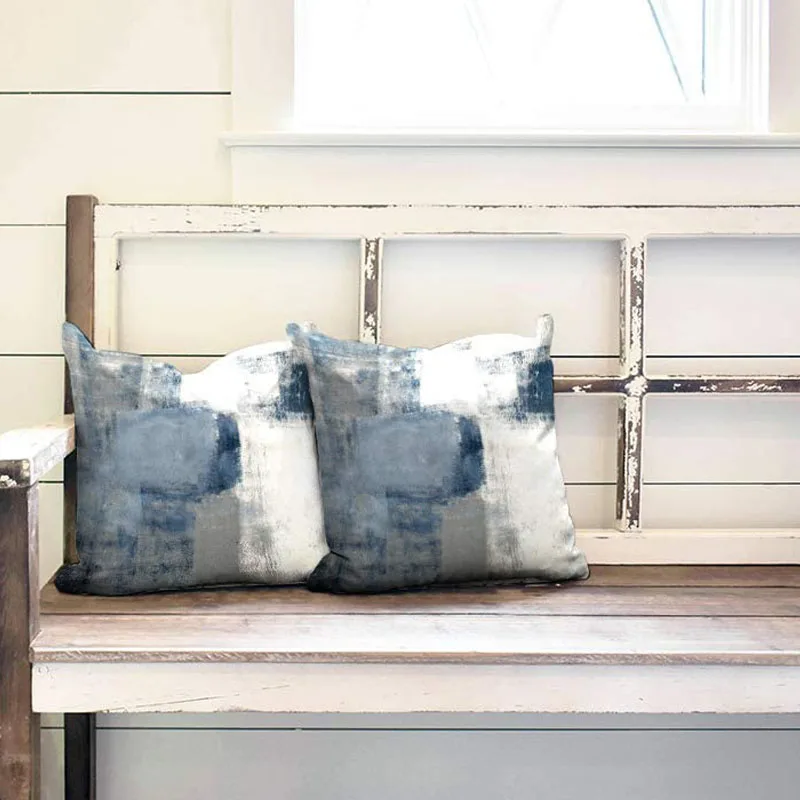 

2Pcs Fluffy Pillows Two Sided Printing Throw Pillows Home Decorative Pillow Case Pillow Cover For Living Room Chair Cushions