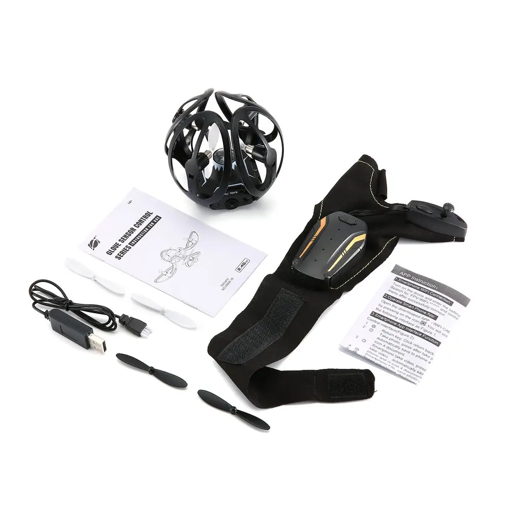 

2.4G Gloves Gesture Sensor Wifi FPV 480P Camera Control Interactive RC Drone Quadcopter Hand Sensor Control