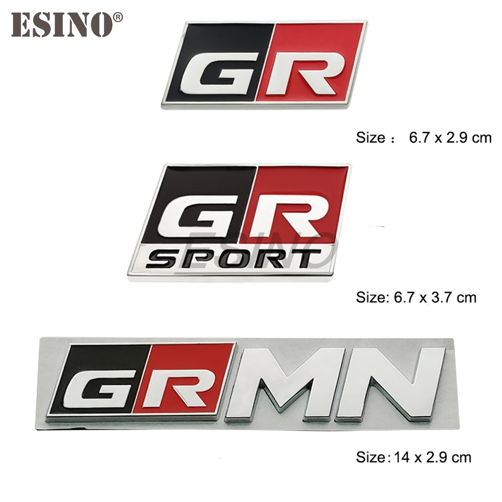 Car Styling Gazoo Racing Gr Gr Mn 3d Car Front Grill Zinc Alloy Badge Adhensive Metal Emblem Decal For Toyota Supra Ae86 Gt86 Car Stickers Aliexpress