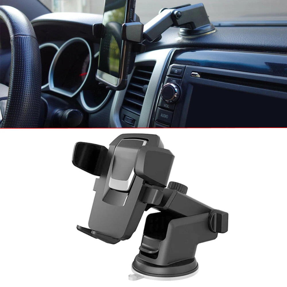 Suction Cup Car Phone Holder Mount Stand GPS Mobile Cell Phone Support For iPhone 13 12 11 Pro Max X 7 8 Xiaomi Huawei Samsung gravity car holder for phone air vent clip mount mobile cell stand smartphone gps support for iphone 13 12 11 max xs x xr huawei