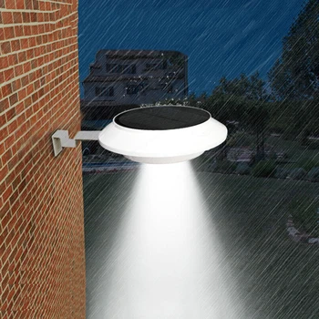 

4 LED Home Garden Solar Light Sink Lamp Solar Powered Fence Light Eaves Solar Street LED Outdoor Lawn Garden Light Fence Lamp