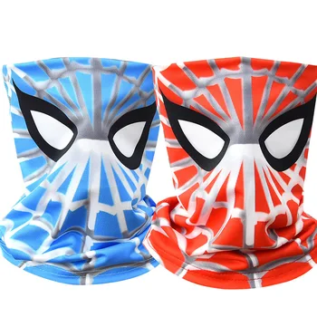 

Marvel Spiderman Adult Kids Sports Variety Bib Sunscreen Dust Masks Breathable Neutral Cartoon Printed Masks Reusable Bib Masks
