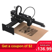 20 Вт/7000 МВт/3500 МВт ЧПУ лазерный гравер Портативный гравировальный станок для резьбы Мини DIY Лазерный принтер с логотипом для гравировки по металлу