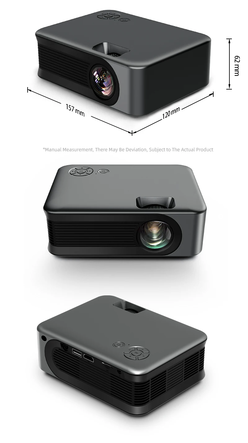 AUN MINI Projector A30C Pro Smart TV WIFI Portable Home Theater Cinema Sync Android Phone Beamer LED Projectors for 4k Movie
