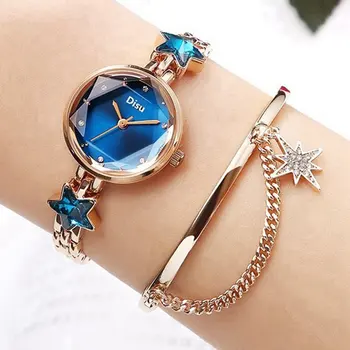 

Luxury Geometry Dial Simple Watches Women Alloy Bracelet Watch High Quality Sapphire Star Ladies Quartz Watch