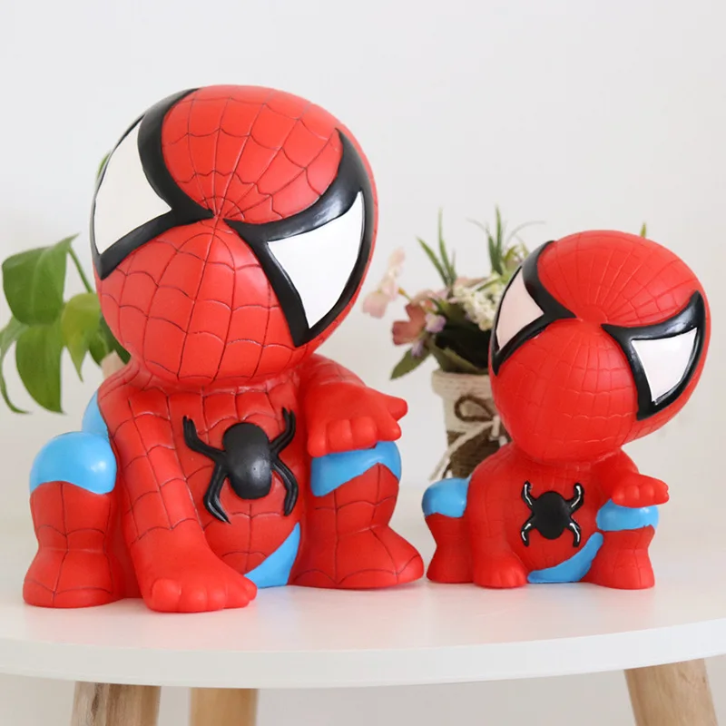 

Piggy Banks Deposit Money Safe Creativas Alcancias Spiderman Moneybox Cash Box Coin Bank Creative Paper Plastic Cartoon kid Toys