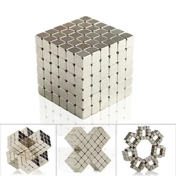 

216Pcs 5x5x5mm Rubik's cube magnet 5mm N35 Permanent NdFeB Super Strong Powerful Magnetic Magnets Square Buck Cube
