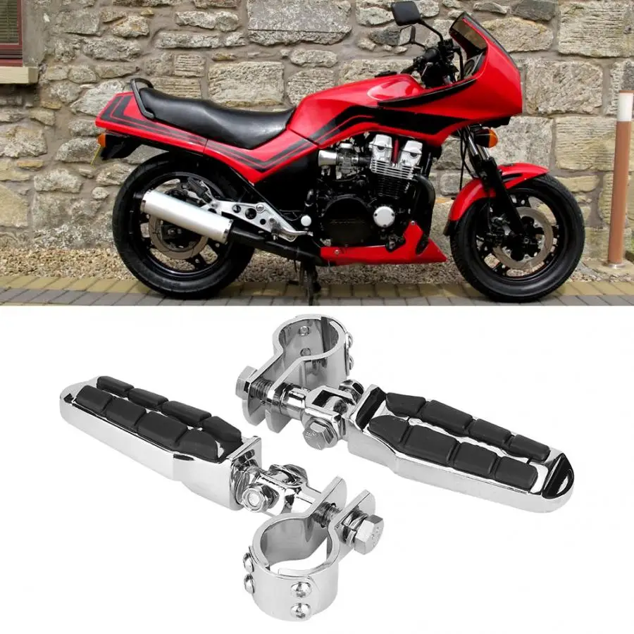 Мотоциклетные подставки для ног Мотоцикл 1,2" мотоцикл драйвер Rider ног колышки с установкой кольцо мотоцикл части