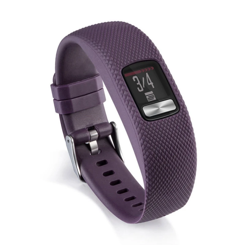 Для Garmin Vivofit 4 Замена для умных часов Силиконовый ремешок для часов S L