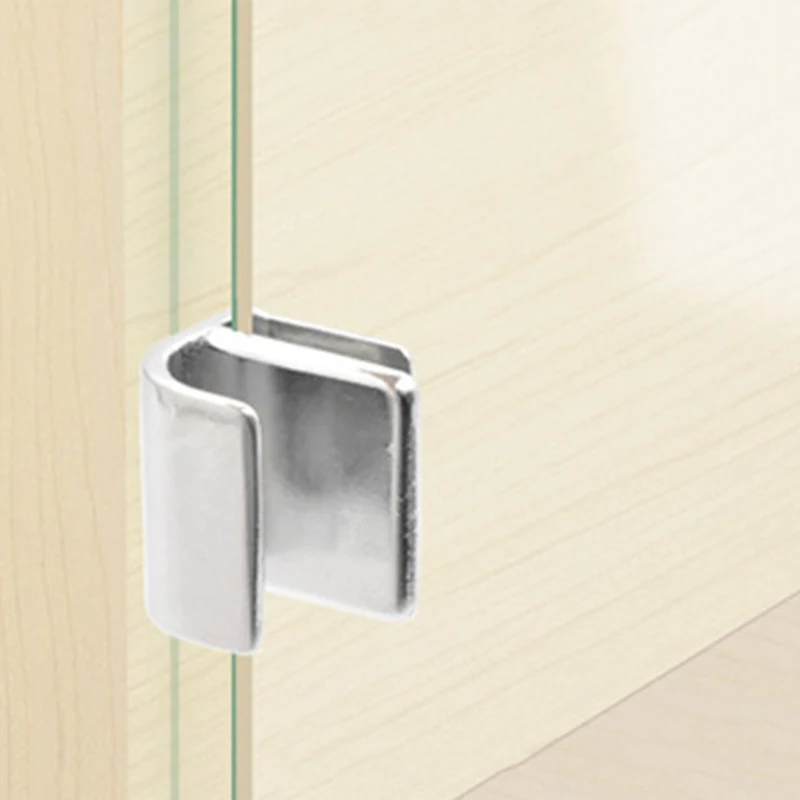 

2pcs Metal Glass Door Single Head Magnetic Catch Latch Clips Tools Pack Elements