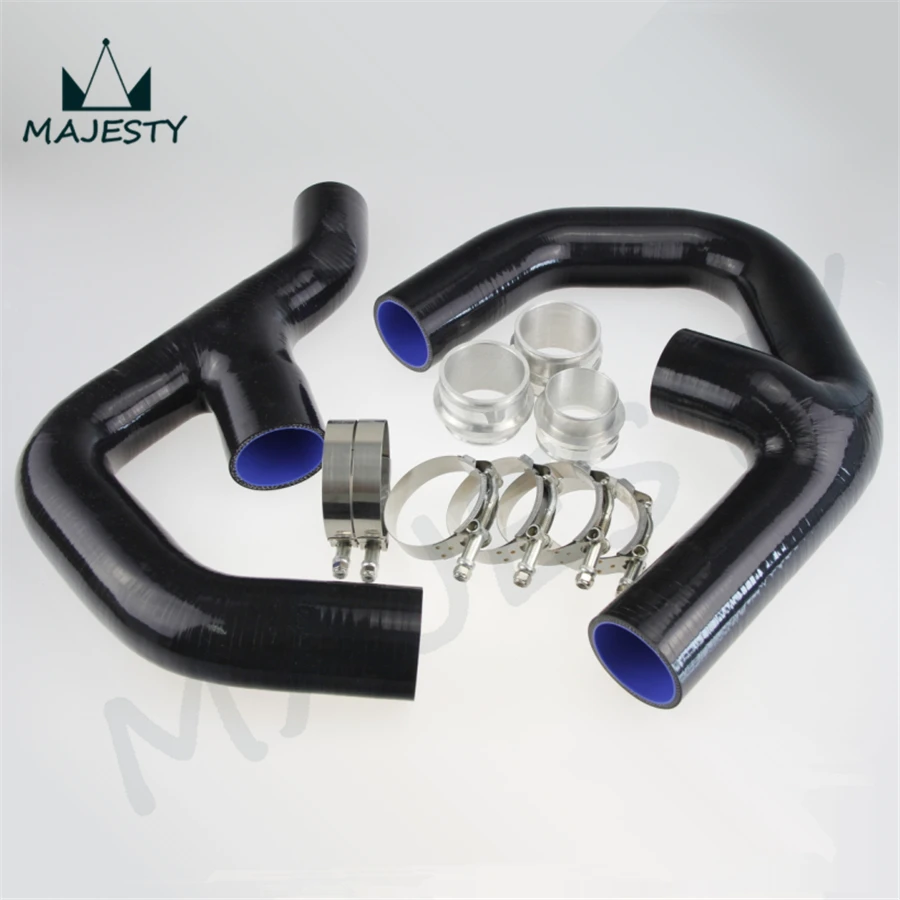 Комплект турбоохладителя для Volkswagen VW GOLF MK5 MK6 GTI FSI JETTA 2 0 T черный|intercooler kit|twin