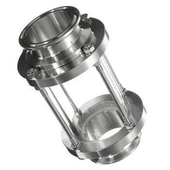 

1pc 51mm Flowing Tri Clamp Sight Glass Sanitary Stainless Steel Replacement Part