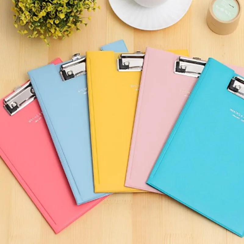 Tablilla de escritorio A5/A4, tablilla de PU con tapa, plegable, para escritura vertical, almohadilla de escritura para páginas