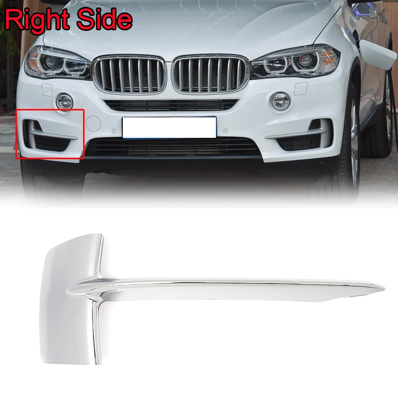 

MagicKit Right Front RH Bumper Grille Grill Cover Silver Trim Molding For BMW X5 F15 35i 35ix 35dx 40ex 2014-2017 51117303114
