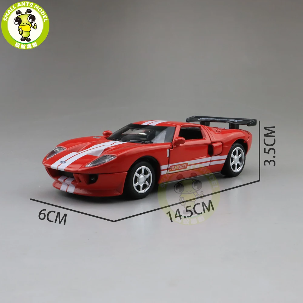 1/32 Ford GT 2006 литая модель автомобиля игрушки для детей Детское звуковое освещение Вытяните назад Подарки для мальчиков девочек