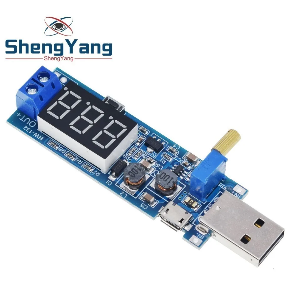 DC-DC 5V до 3,5 V/12 V USB Шаг вверх/вниз Питание Модуль Регулируемый повышающий преобразователя постоянного тока Выход постоянного тока 1,2 V-24 V