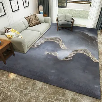 

New modern living room bedroom non-slip carpet coffee table sofa cushion simple geometric bedside rug prayer mat sports mat