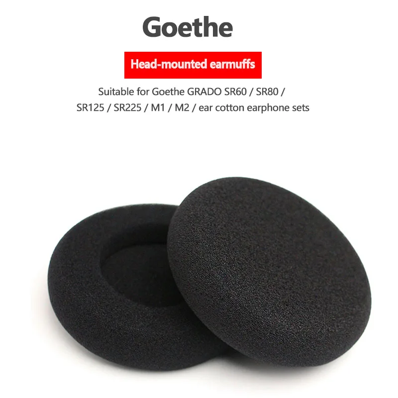 

New 1pcs Soft Durable Elastic Ear Pads For GRADO SR60/SR80/SR125/SR225/M1/M2 Cotton Sponge Replacement Cushions Covers Ear Pads