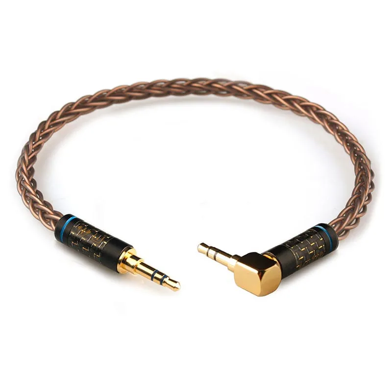 

Xiao Fan QIM 3.5mm to 3.5mm Custom interface Cable Aux Audio Cable for Car/Headphone/power amplifier/Oneplus 5t