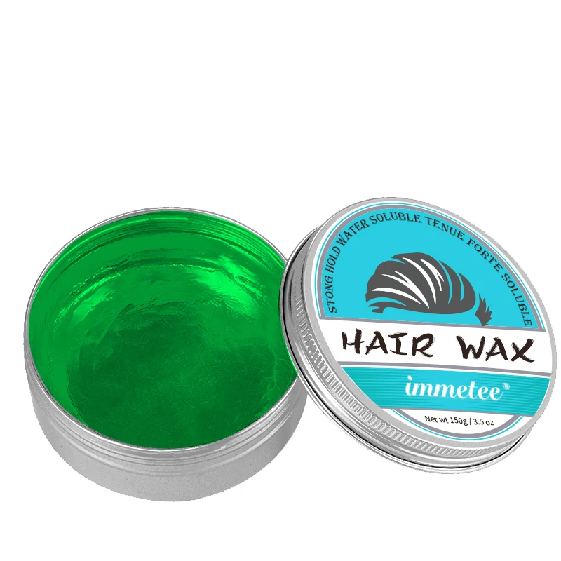 IMMETEE продукты для укладки волос цвет воска краска цвета волос Зеленый Воск 120 г - Цвет: green