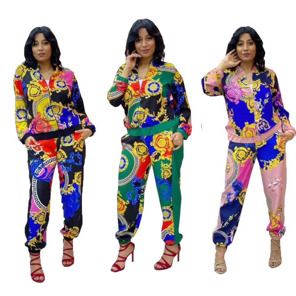 Africa Clothing Women Plus Size Dress Africa Style Clothes Coat and Dresses For Women 2 Pieces Sets Spring Autumn Suits african wear