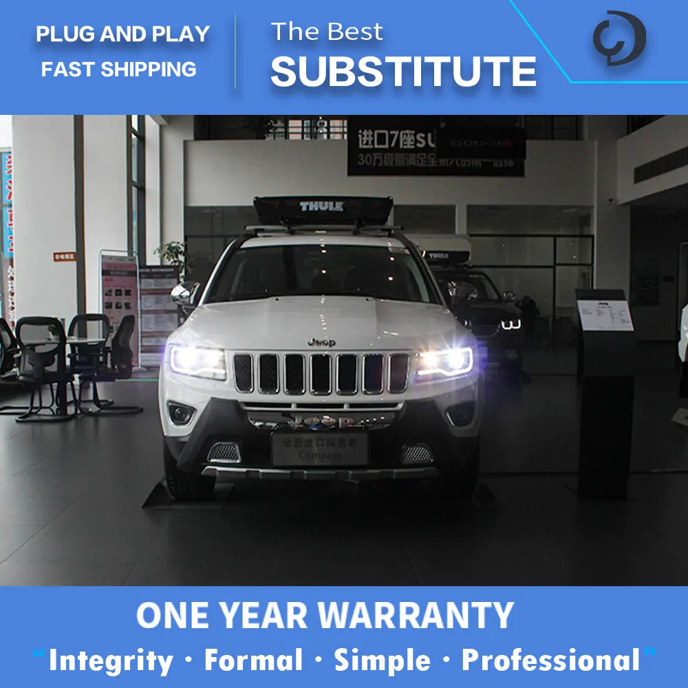 G автостайлинг фара для Jeep Compass 2012-2016 фары компас DRL биксеноновый луч | Автомобили и