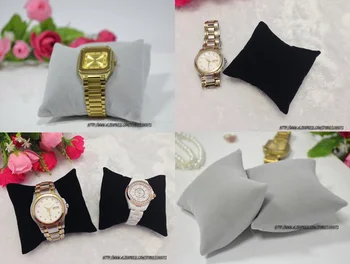 

Handmade Superior Velvet Watch Display Holder Ankle Pillow Jewelry Organizer Watch Showcase 9.5*9.5*5.5cm