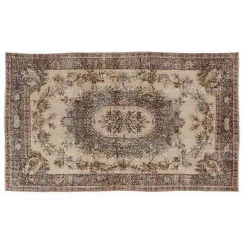 

Handmade Natural Vintage Turkish Area Rug 168x285 Cm-5'6''X9'4''