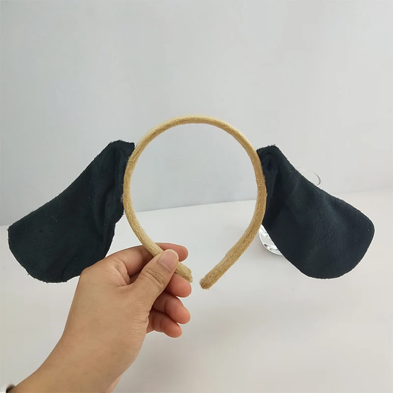 Kids Boys Girls Dalmatian Dog Ear Headband Bow Tie Tail Animal Cosplay Party Halloween Costume for Kids Birthday Gift Christmas