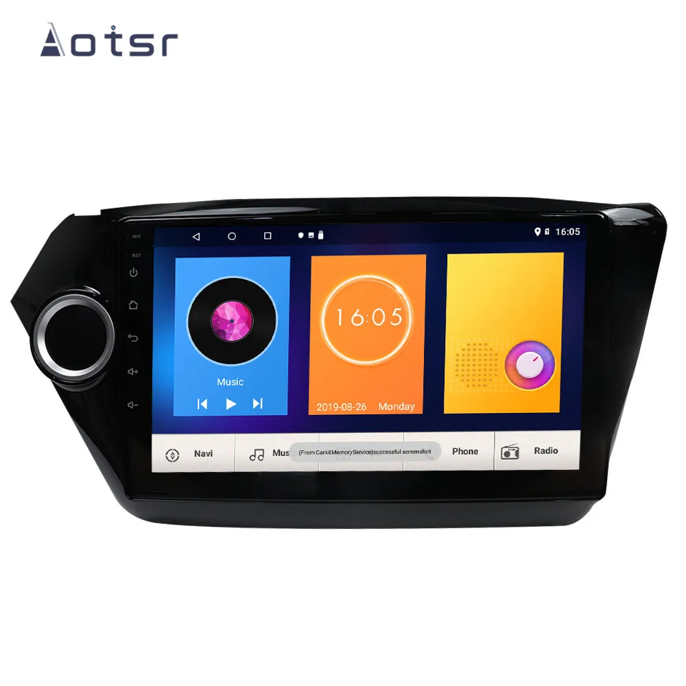 

Android 9 64GB Car GPS navigation For KIA K2 RIO 2010-2016 Radio Tape Recorder Multimedia player Headunit HD IPS tape recorder