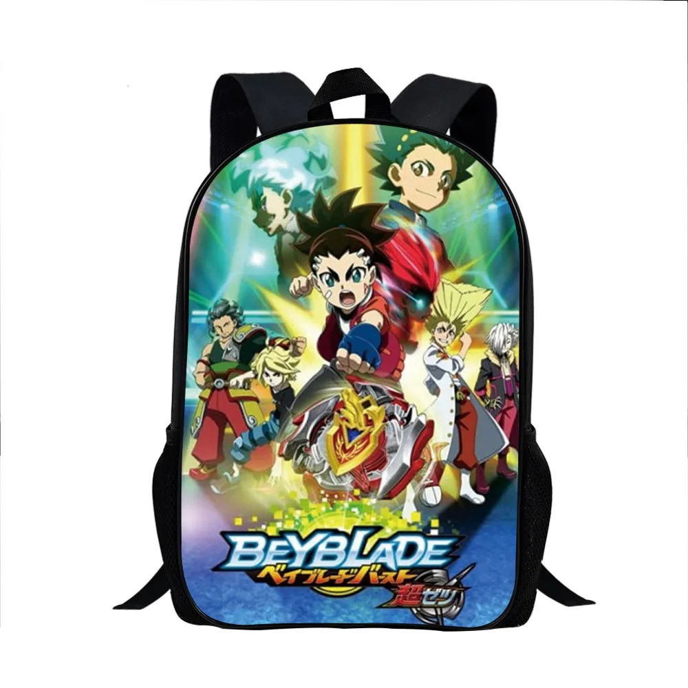 Рюкзак для студентов с 3D принтом из мультфильма Beyblade Burst, большие школьные сумки для девочек и мальчиков, детские рюкзаки