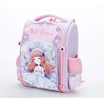 

Kids Backpack Girls Flower Pattern Orthopedic Breathable School Bag Cute Girls Pink Primary School Students Kids Satchels