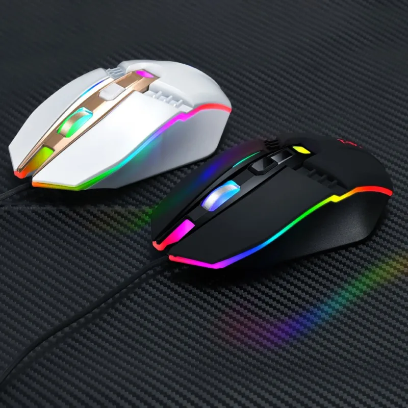 Проводная игровая мышь для компьютера ПК ноутбука, RGB USB Оптический, эргономический практичный мышь
