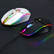 Проводная игровая мышь для компьютера ПК ноутбука, RGB USB Оптический, эргономический практичный мышь