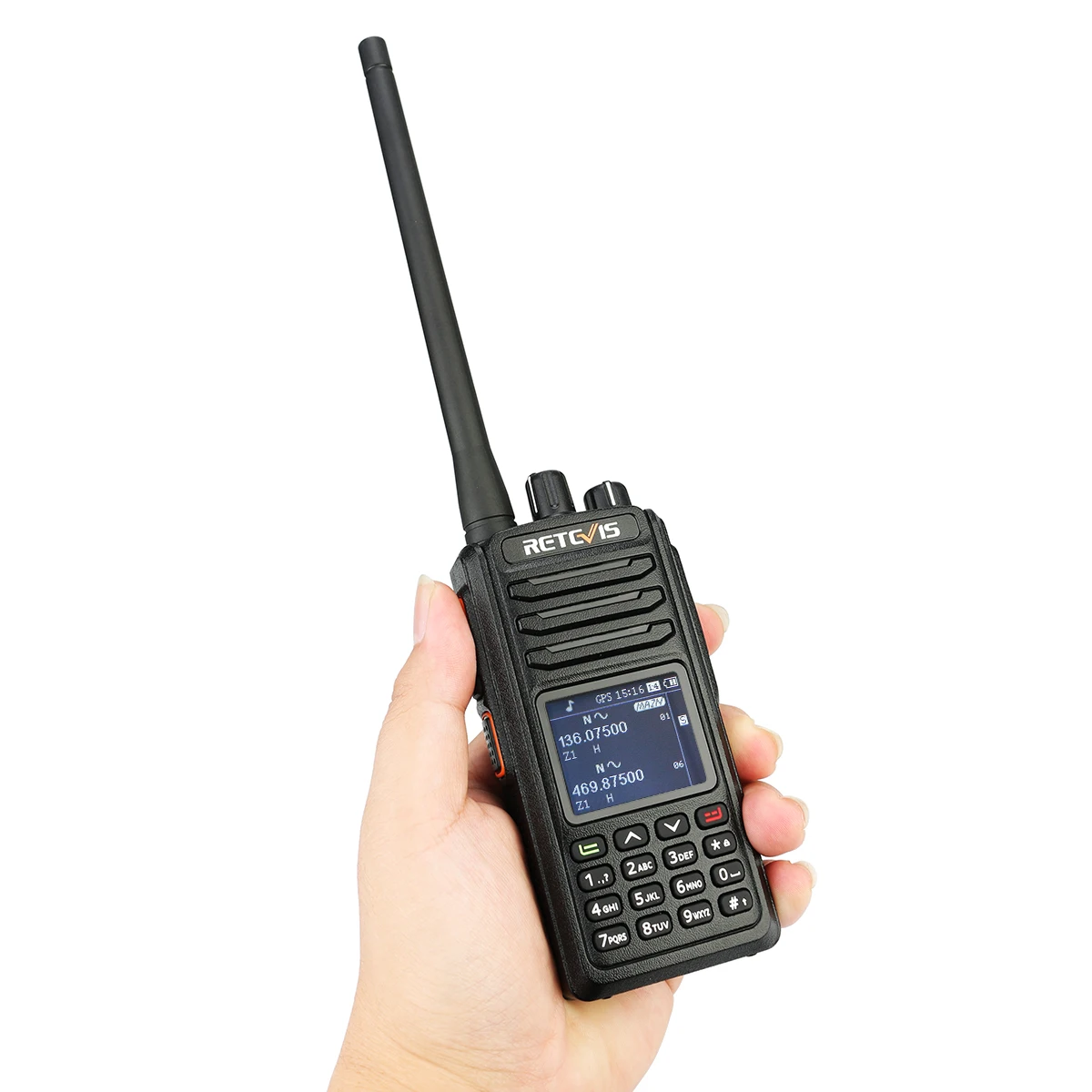 RETEVIS RT52 DMR радио цифровой иди и болтай Walkie Talkie “иди и двойной PTT двухдиапазонный DMR УКВ gps двухстороннее радио зашифрованный Ham радиолюбителей+ USB кабель