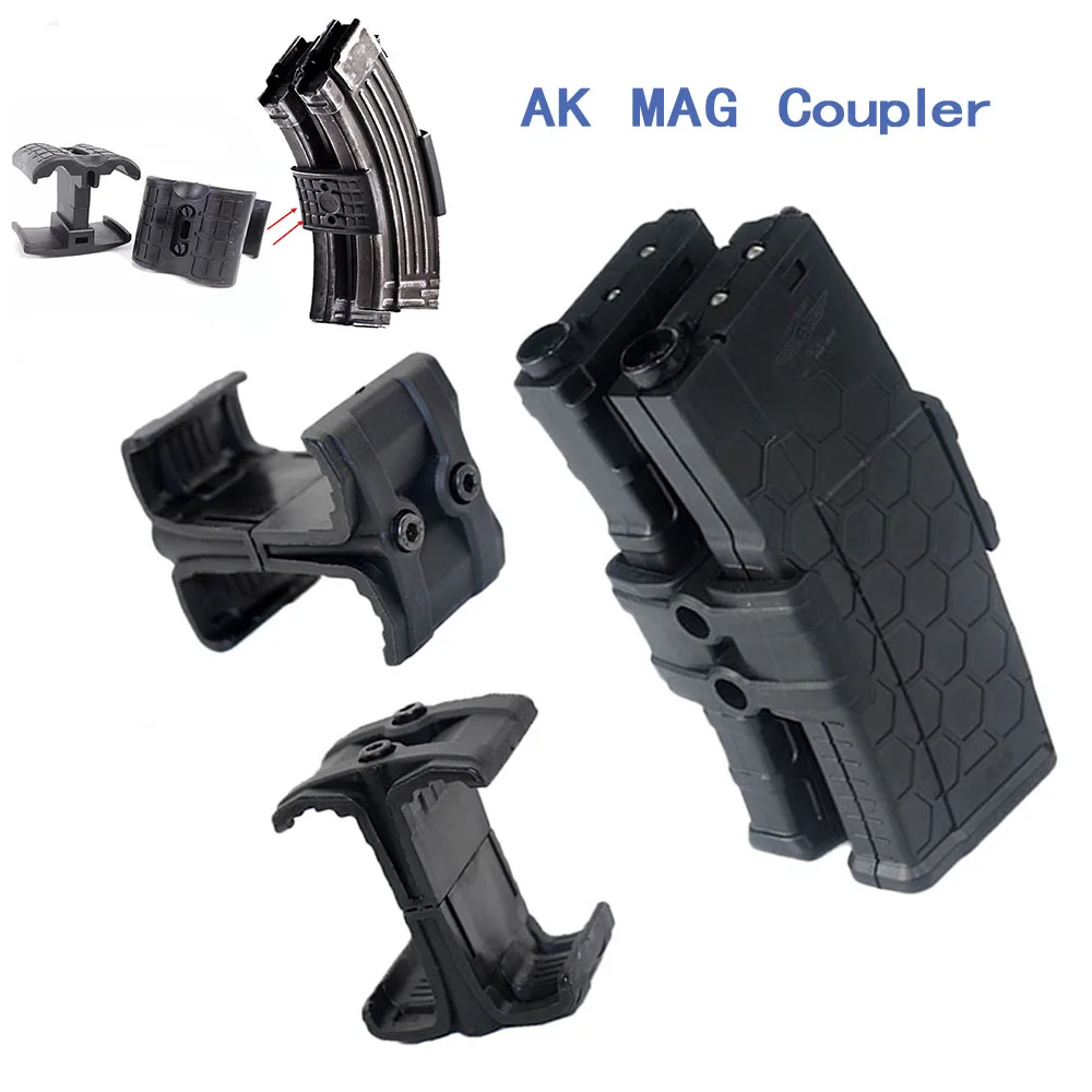 Tactical Clip Rifle Dual Parallel Magazine For AK AR15 M4 MP5 Airsoft