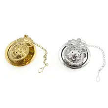 4 шт., инфузионное чайное ситечко в форме клубники, блокирующий фильтр для специй